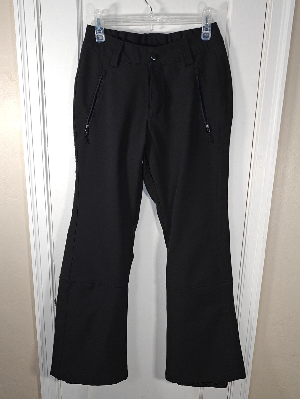 Free Country Black Snow Skiing Pants with Zip Pockets